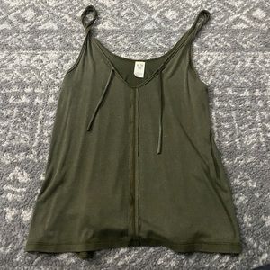 Green tank top